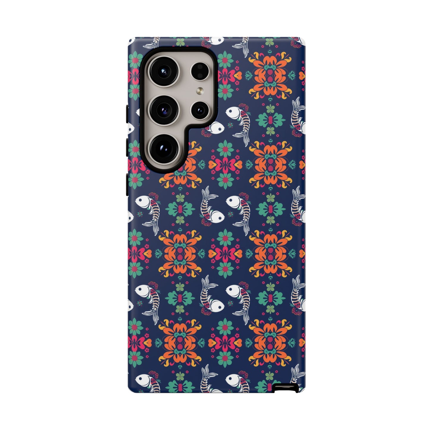 Tough Cases, Pisces, Zodiac, Flower Pattern