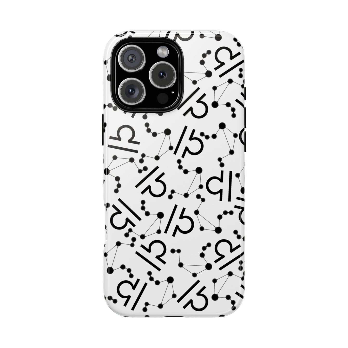 Tough Cases with the Libra Zodiac sign for iPhone, Samsung Galaxy, and Google Pixel devices
