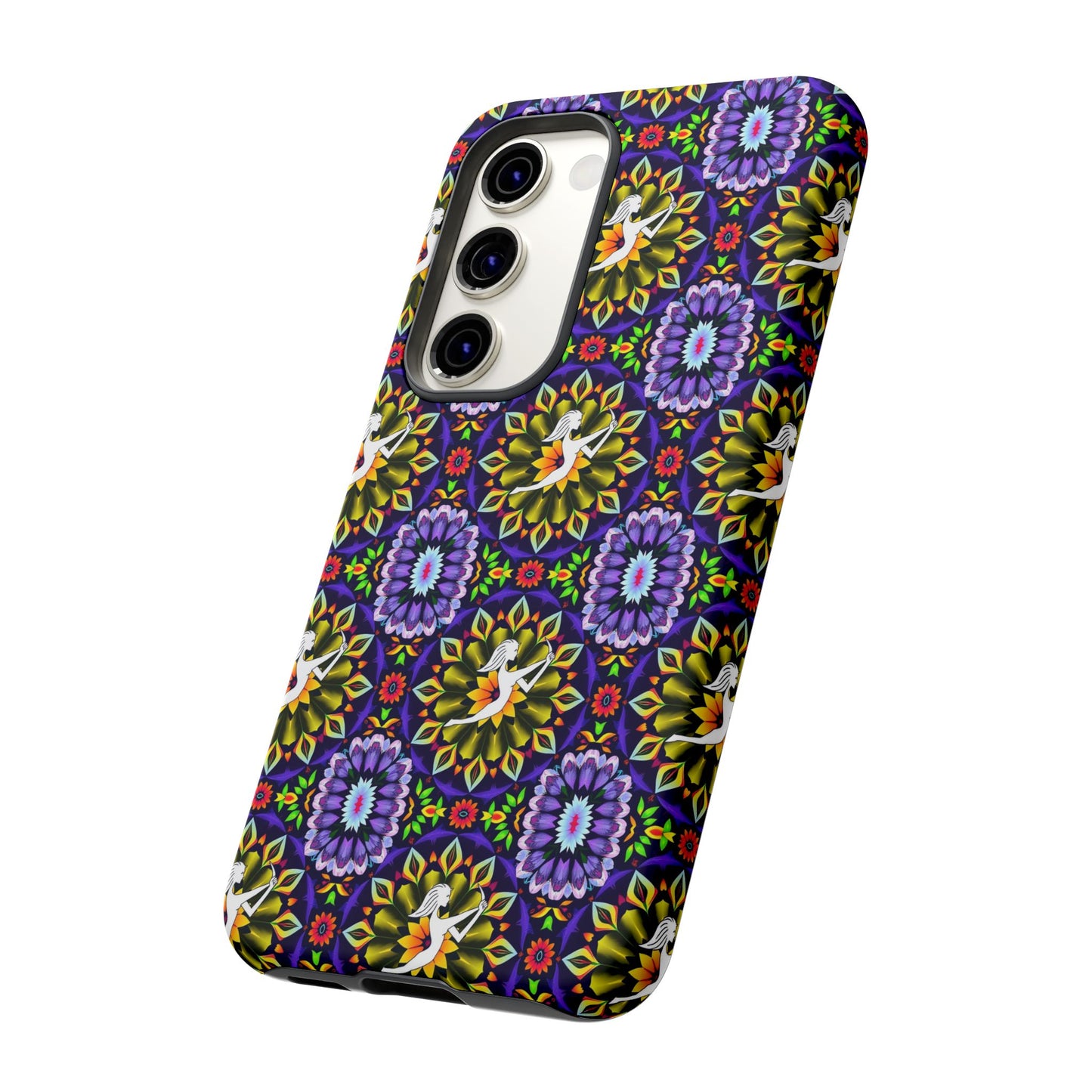 Tough Cases, Sagittarius, Zodiac v1, Flower Pattern