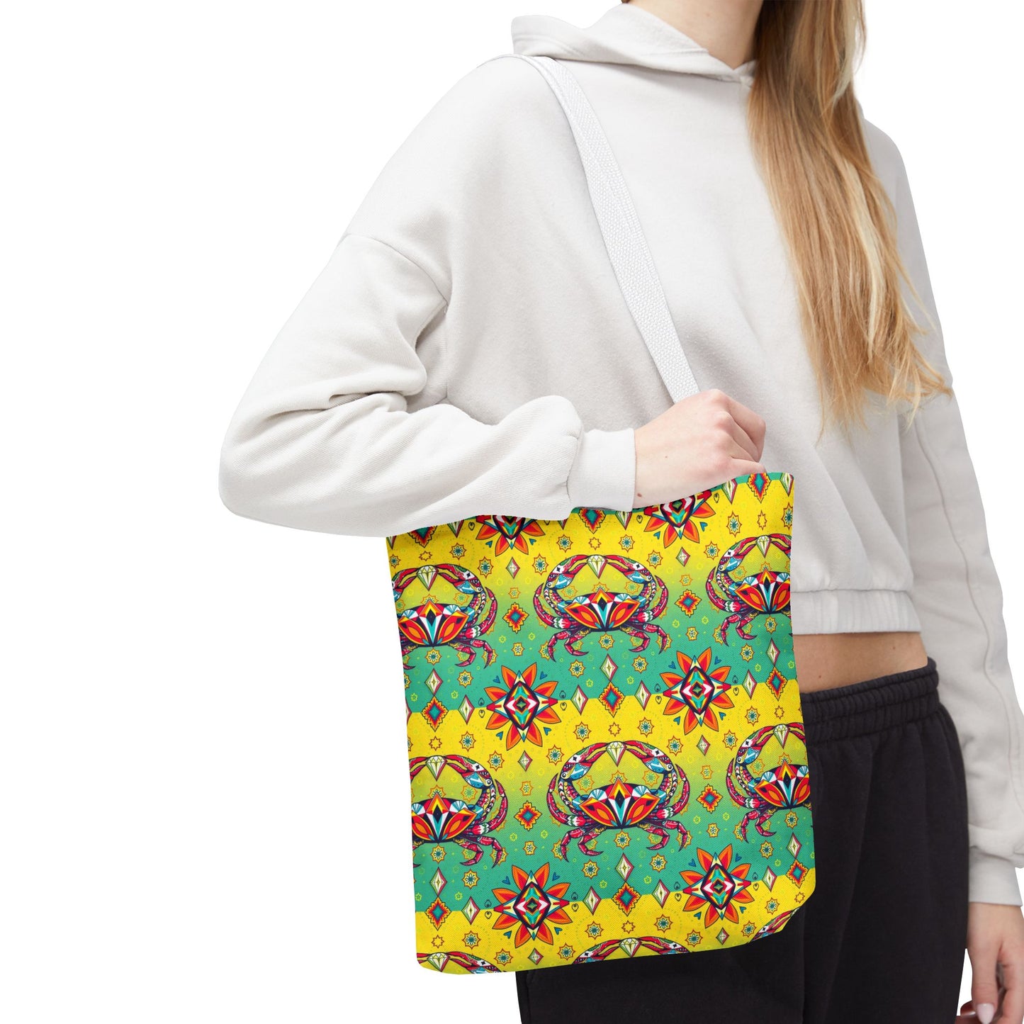 Tote Bag (AOP), Cancer, Zodiac, Jewel Pattern