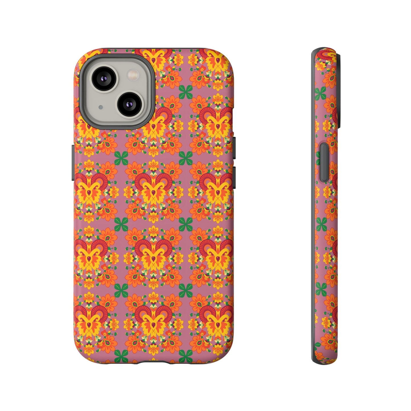 Tough Cases, Aries, Zodiac v1, Flower Pattern