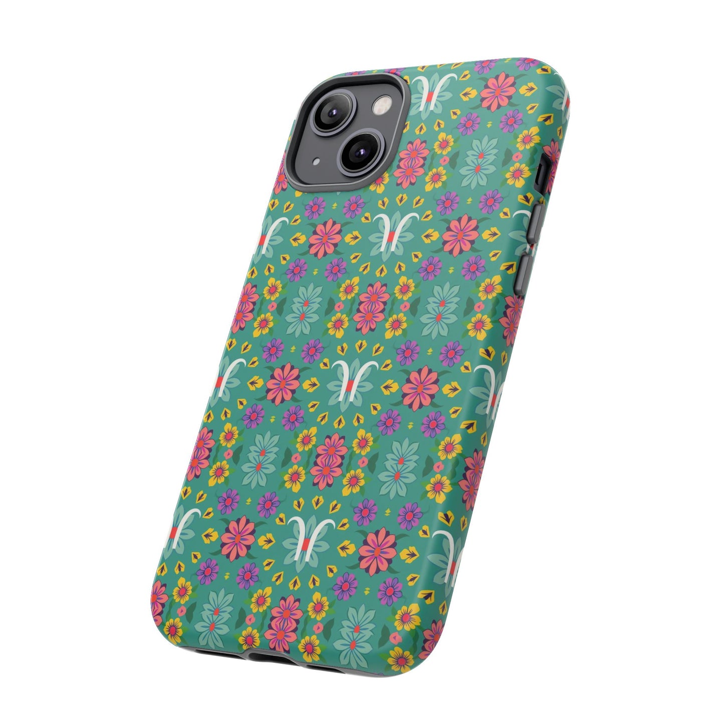 Tough Cases, Aquarius, Zodiac v4, Flower Pattern