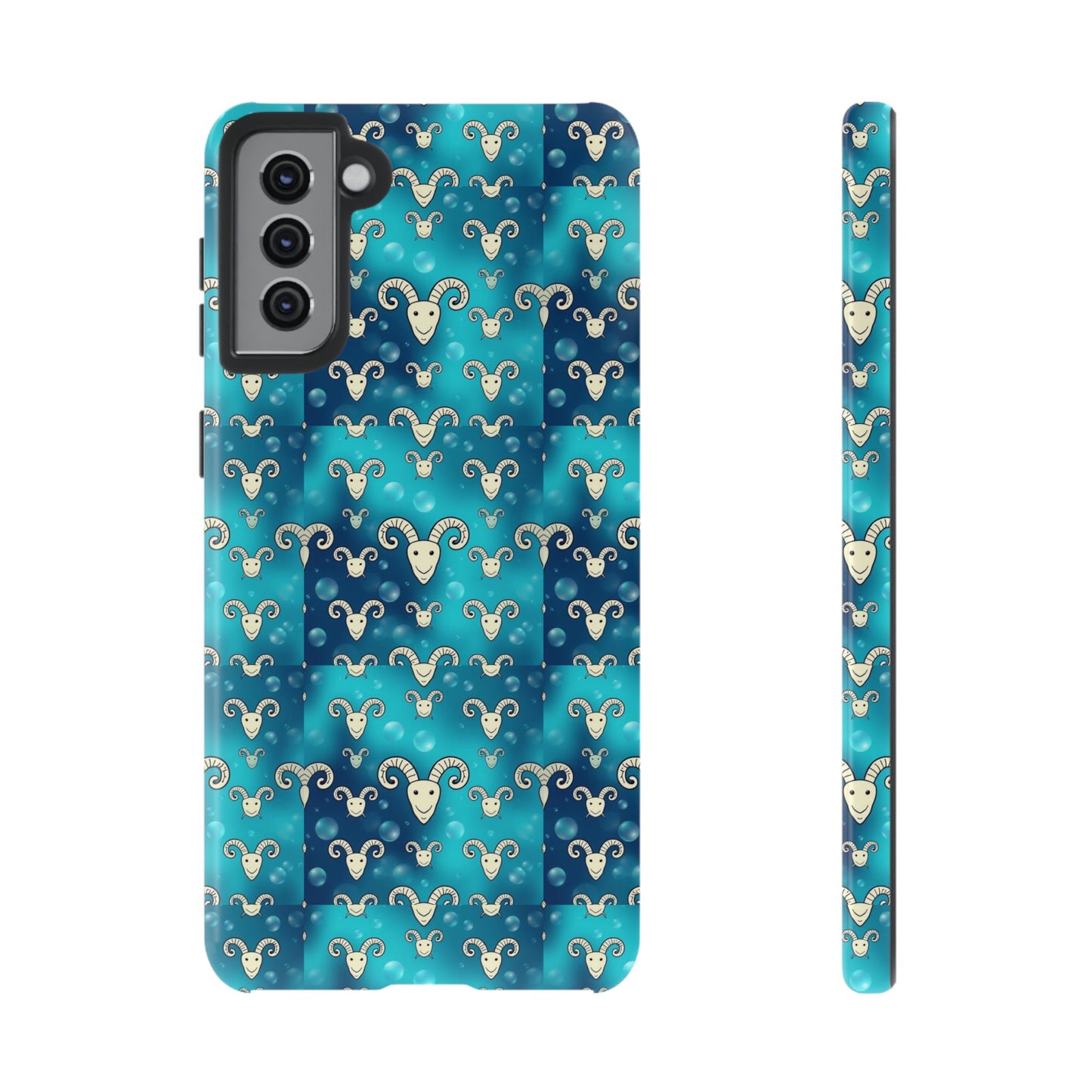 Tough Cases, Aries, Zodiac v1, Bubble Pattern