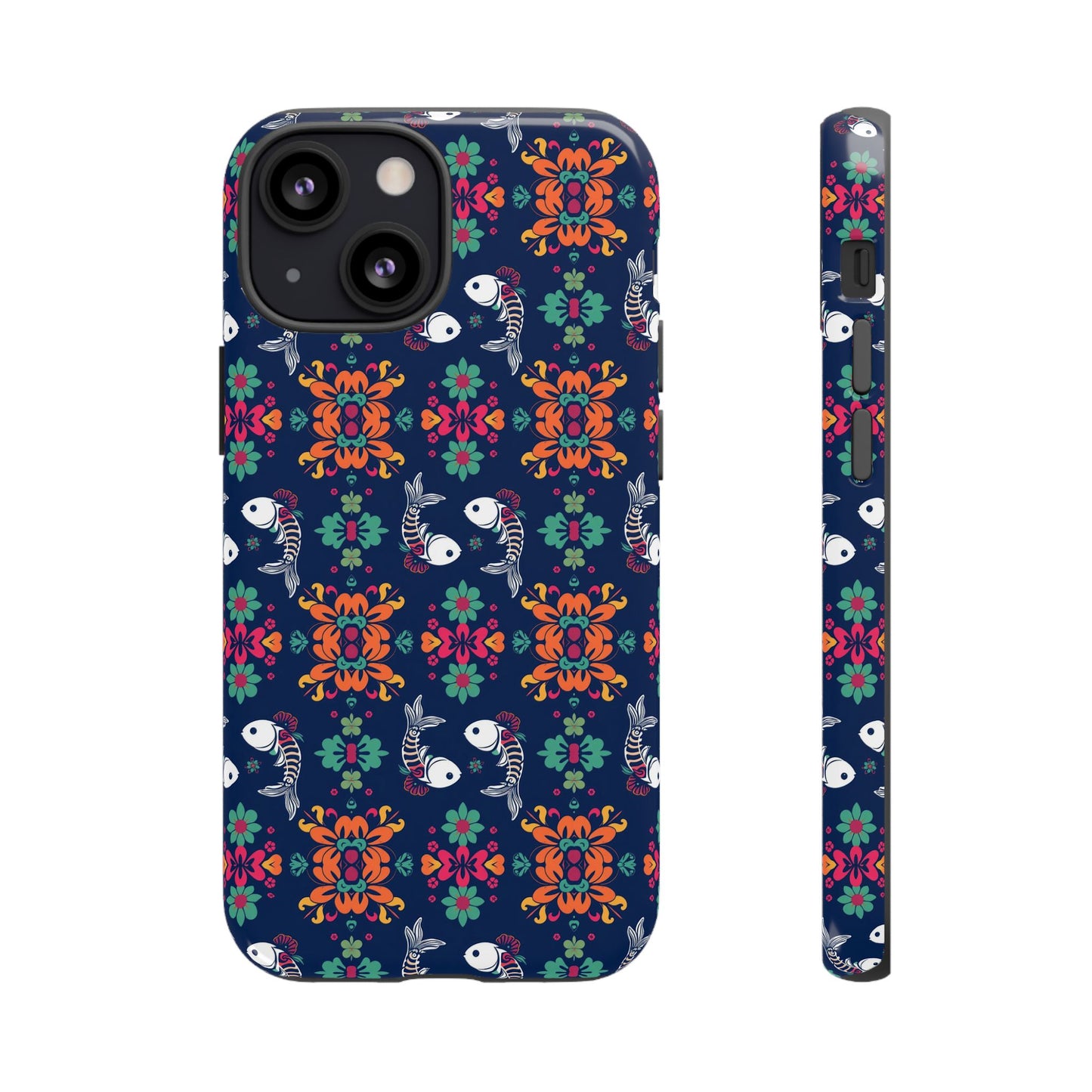 Tough Cases, Pisces, Zodiac, Flower Pattern