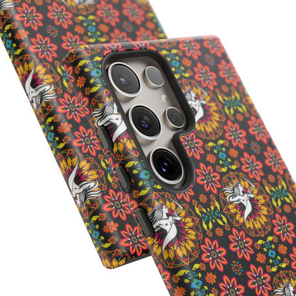 Tough Cases, Sagittarius, Zodiac v2, Flower Pattern