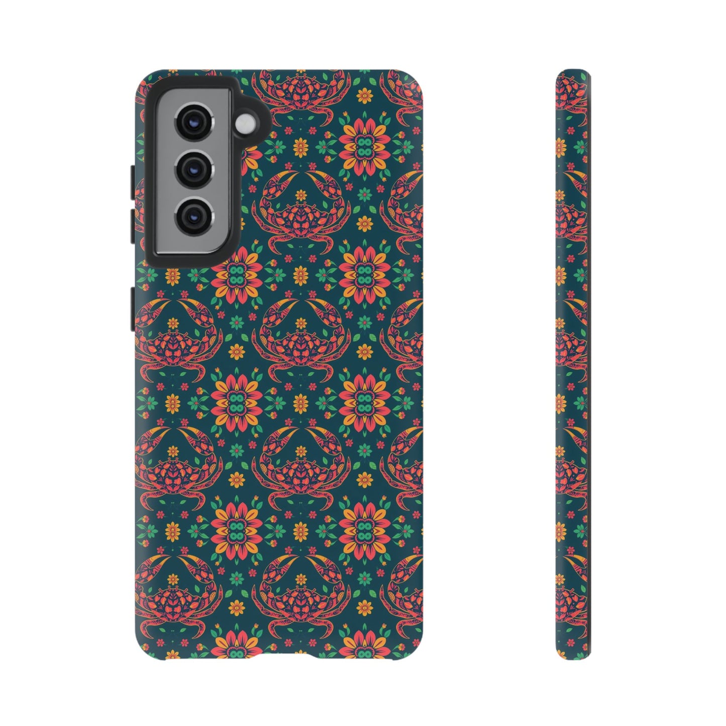Tough Cases, Cancer, Zodiac v4, Flower Pattern