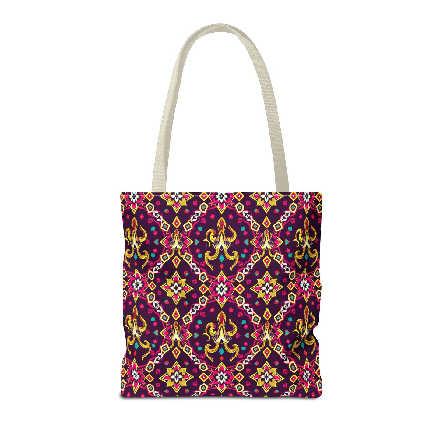 Tote Bag (AOP), Capricorn, Zodiac, Jewel Pattern