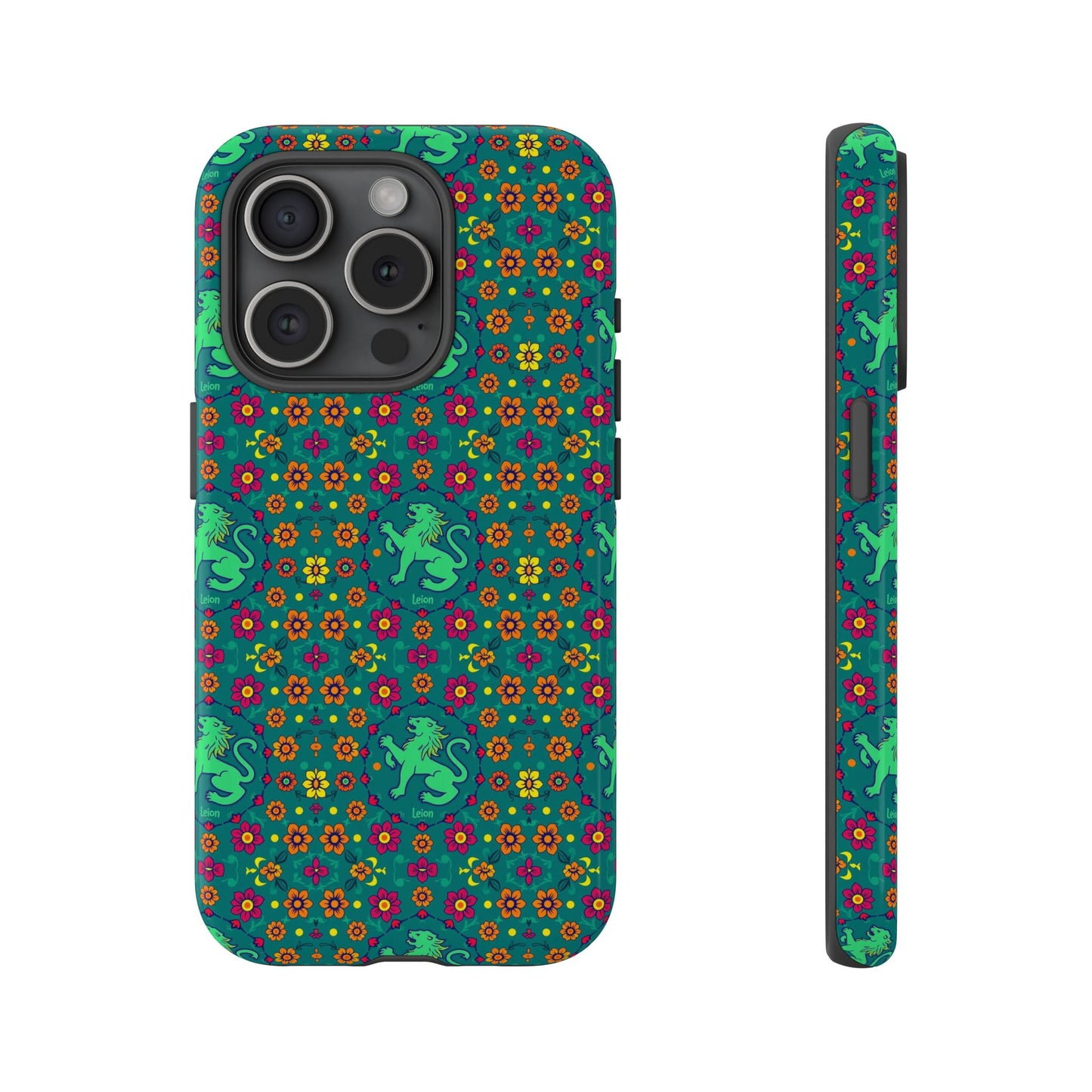 Tough Cases, Leo, Zodiac v3, Flower Pattern