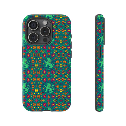 Tough Cases, Leo, Zodiac v3, Flower Pattern