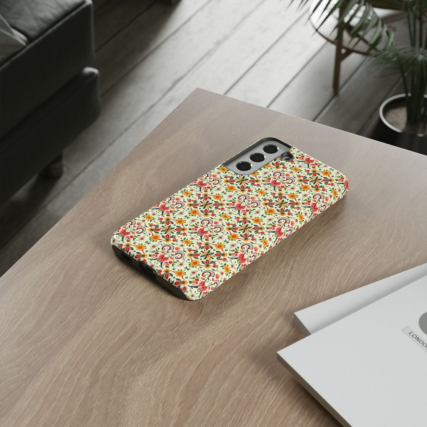Tough Cases, Aries, Zodiac, Flower Pattern