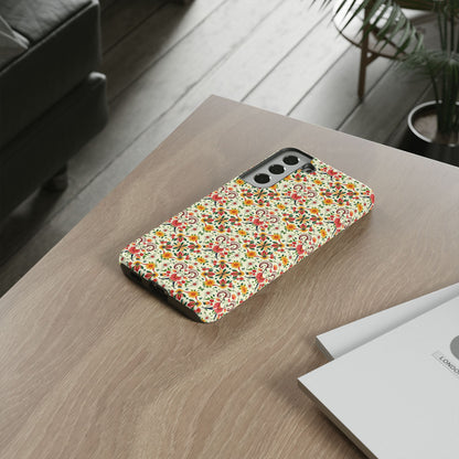 Tough Cases, Aries, Zodiac, Flower Pattern