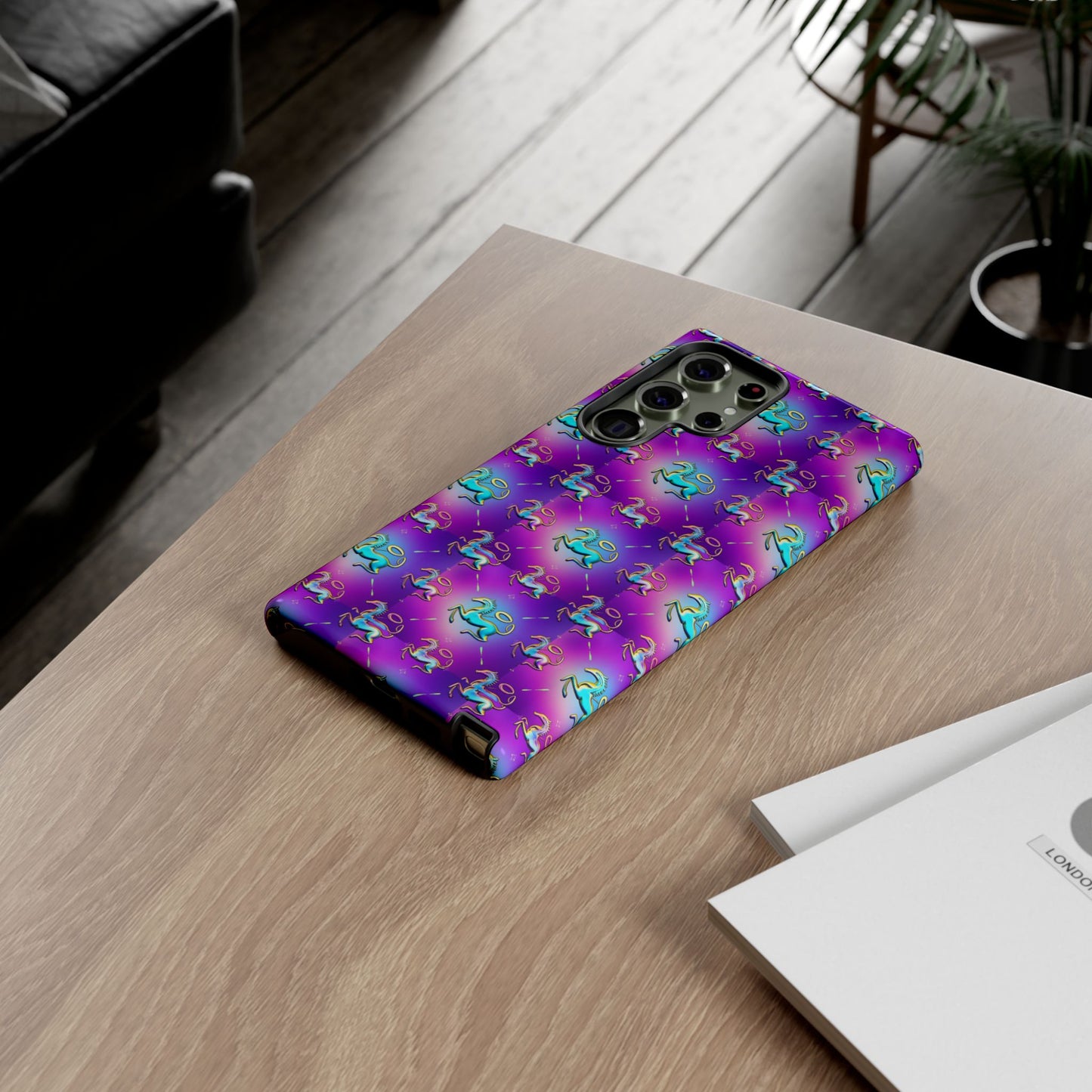 Tough Cases, Aquarius, Zodiac, Metal Pattern
