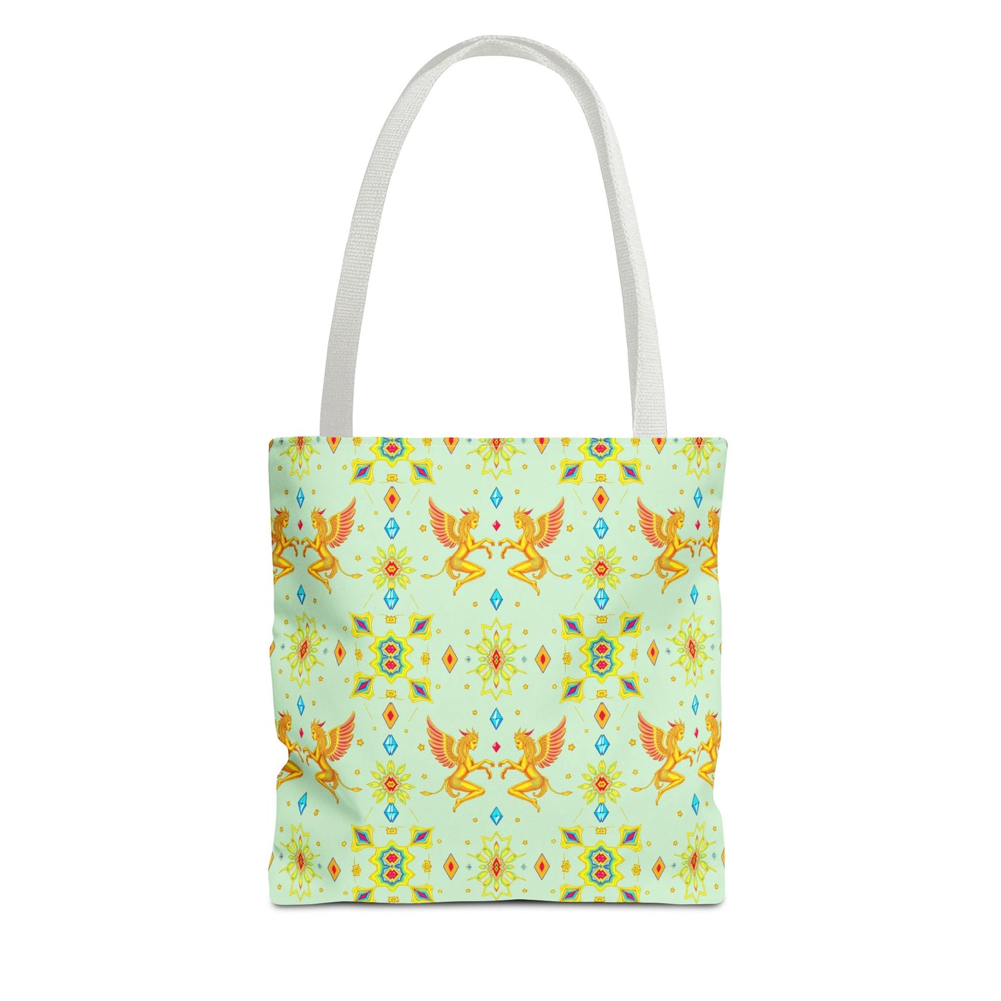 Tote Bag (AOP), Gemini, Zodiac v1, Jewel Pattern