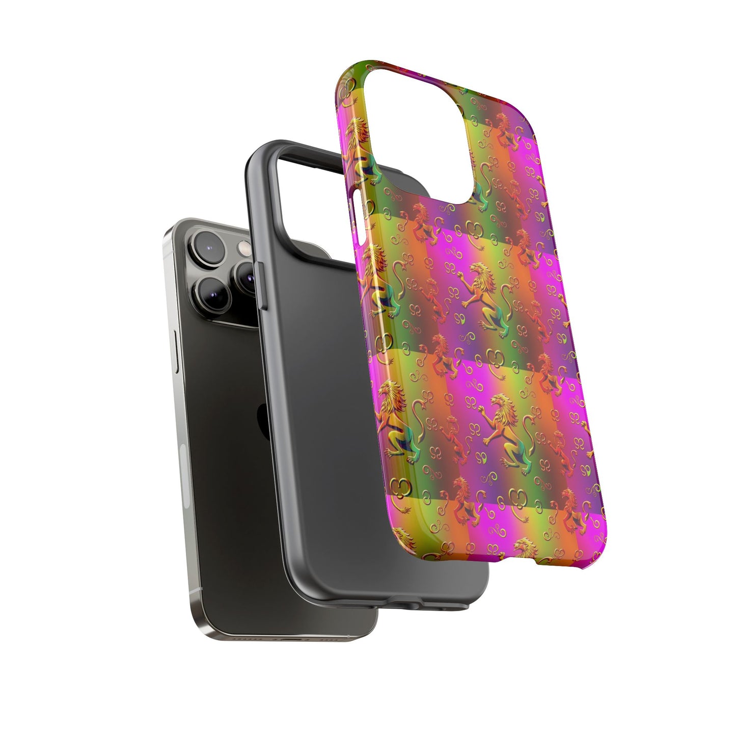 Tough Cases, Leo, Zodiac v1, Metal Pattern