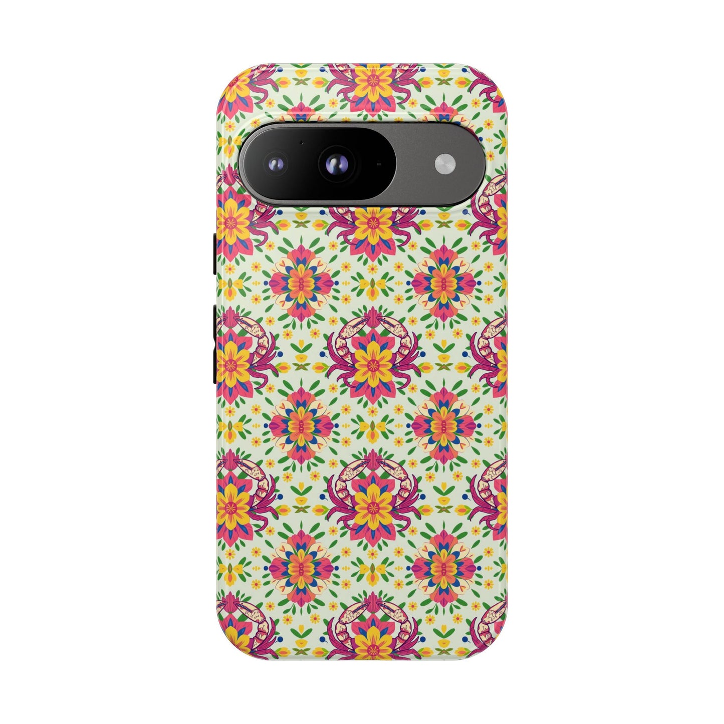 Tough Cases, Cancer, Zodiac v3, Flower Pattern