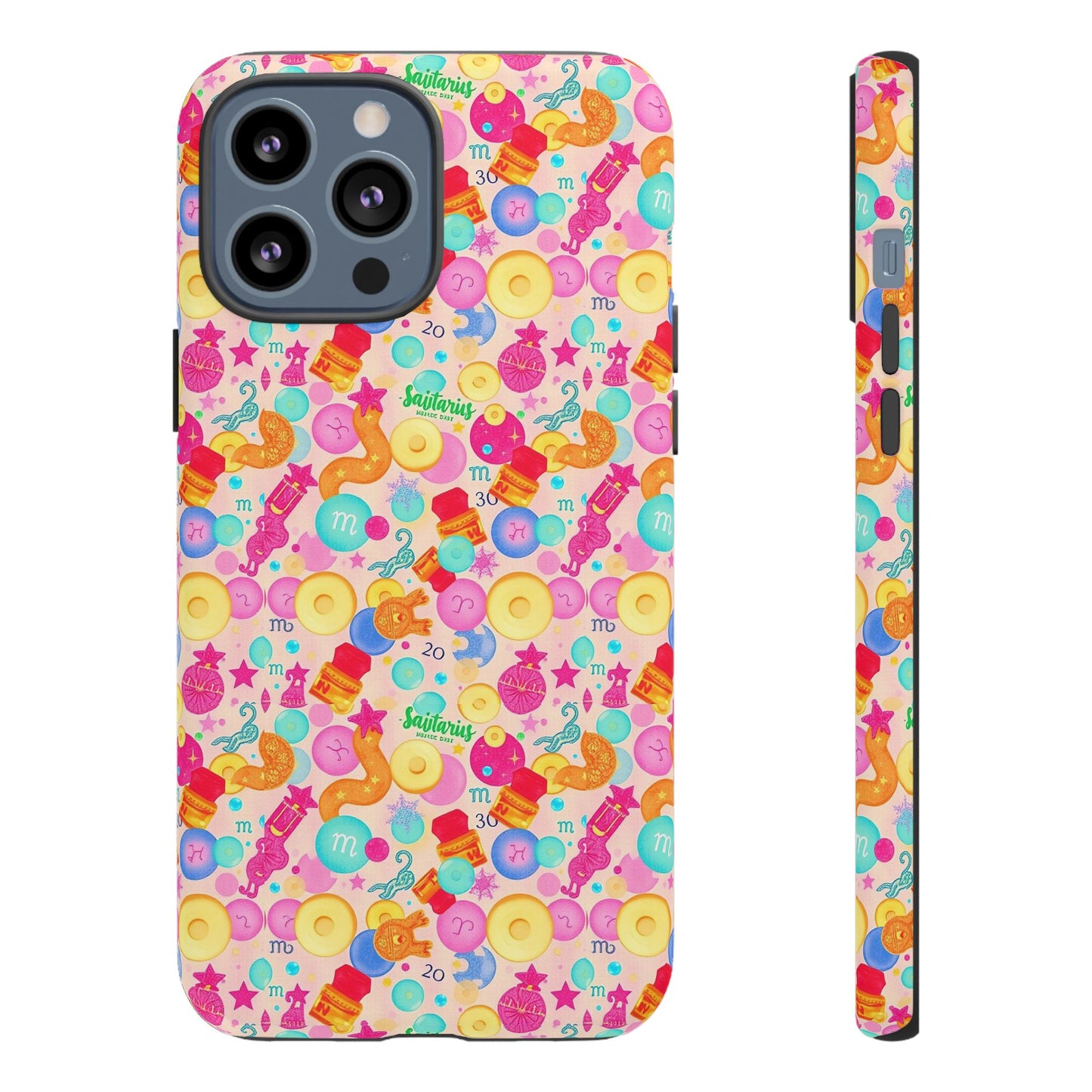 Tough Cases, Sagittarius, Zodiac v2, Bubble Pattern