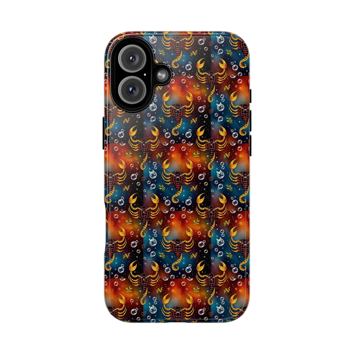 Tough Cases, Scorpio, Zodiac v2, Bubble Pattern