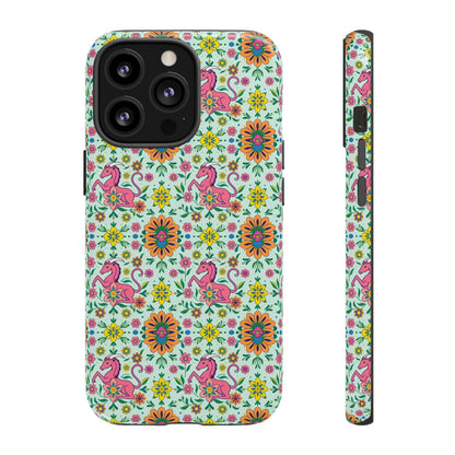 Tough Cases, Aquarius, Zodiac, Flower Pattern