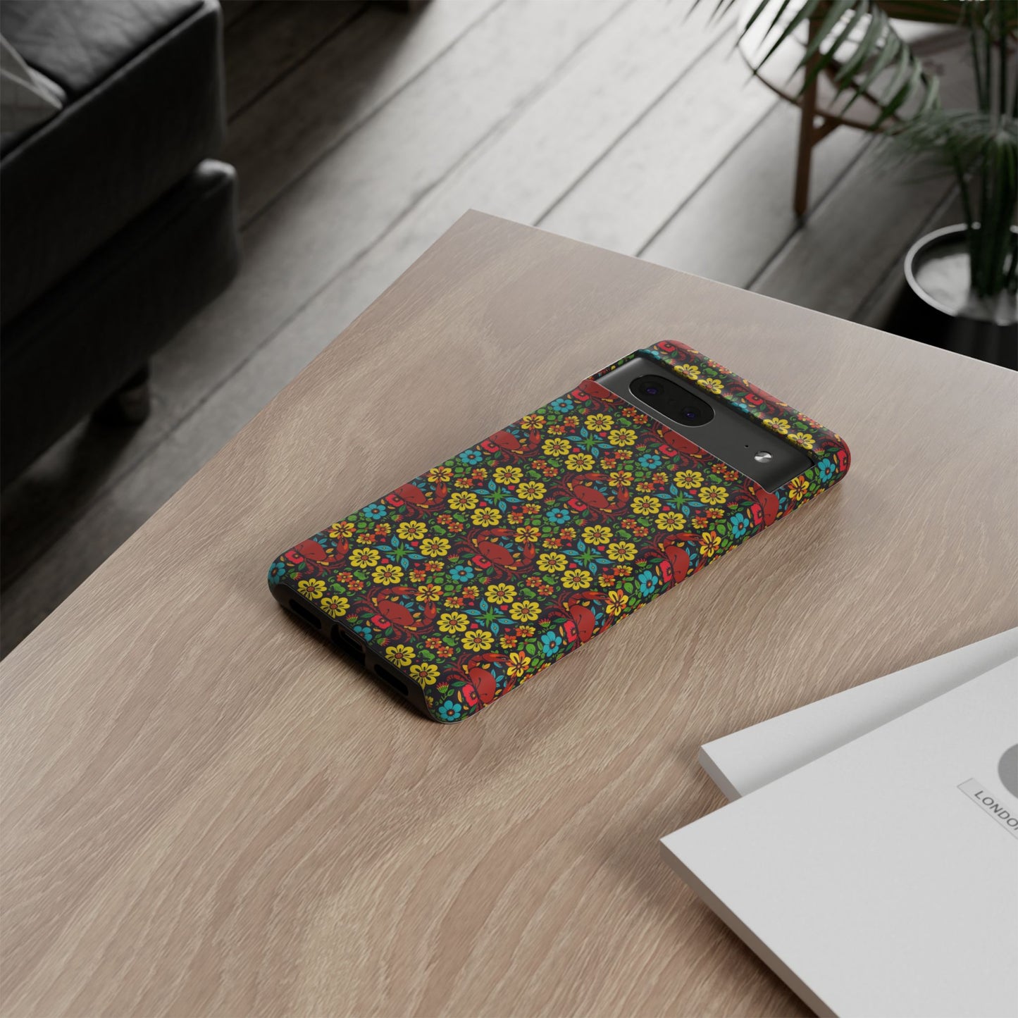 Tough Cases, Cancer, Zodiac v2, Flower Pattern