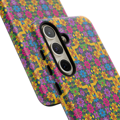 Tough Cases, Gemini, Zodiac v3, Flower Pattern