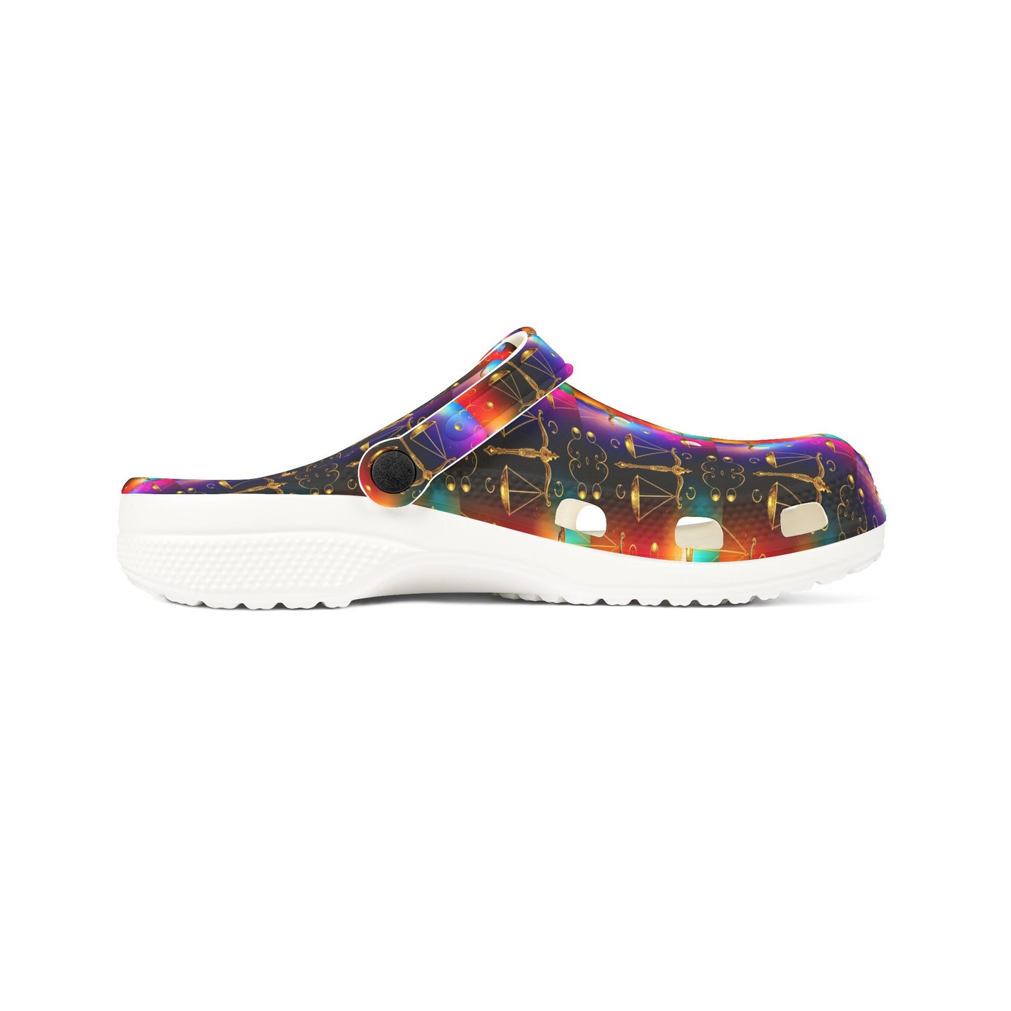 EVA Foam Rubber Shoes, (AOP), Libra, Zodiac v1, Pattern