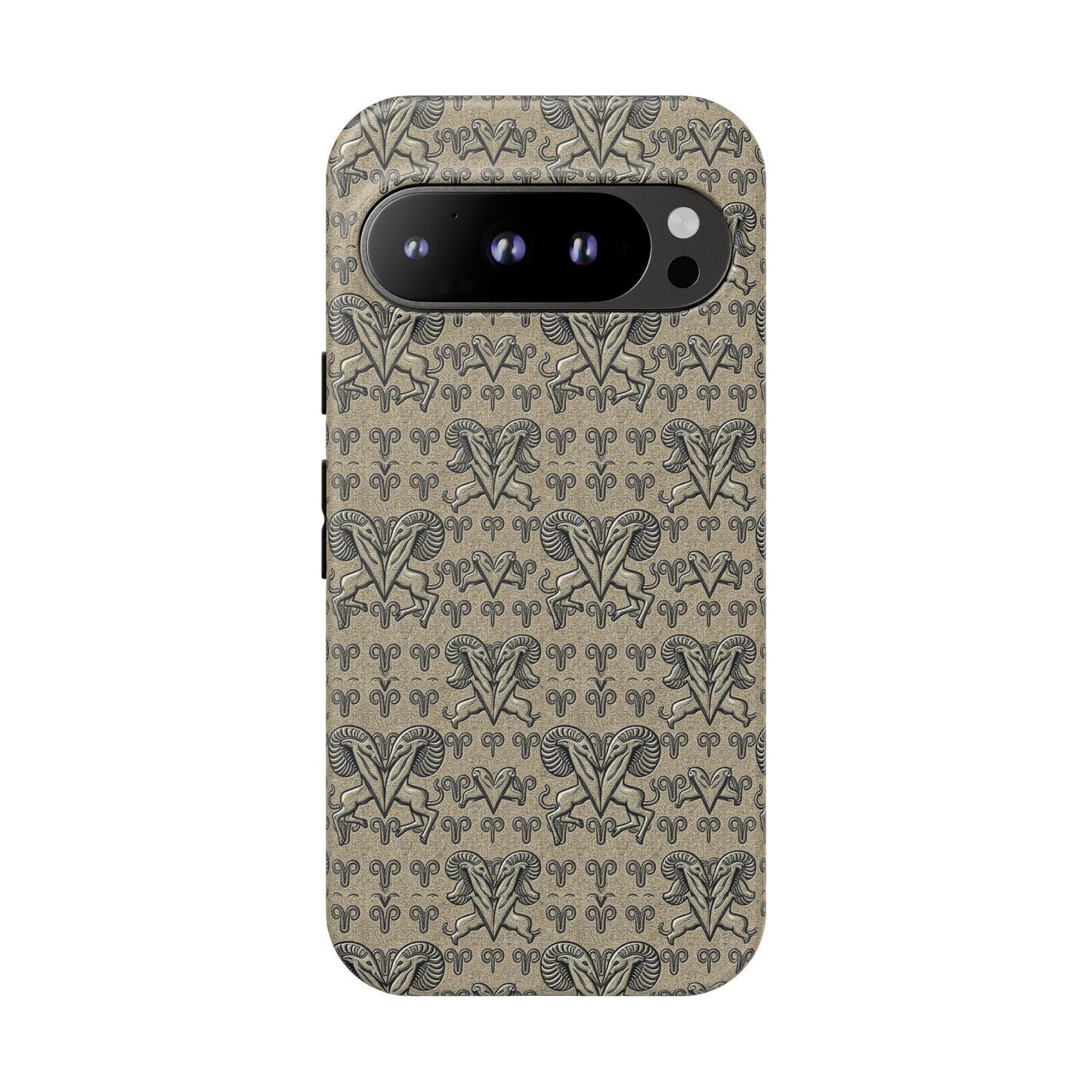 Tough Cases, Aries, Zodiac, Metal Pattern