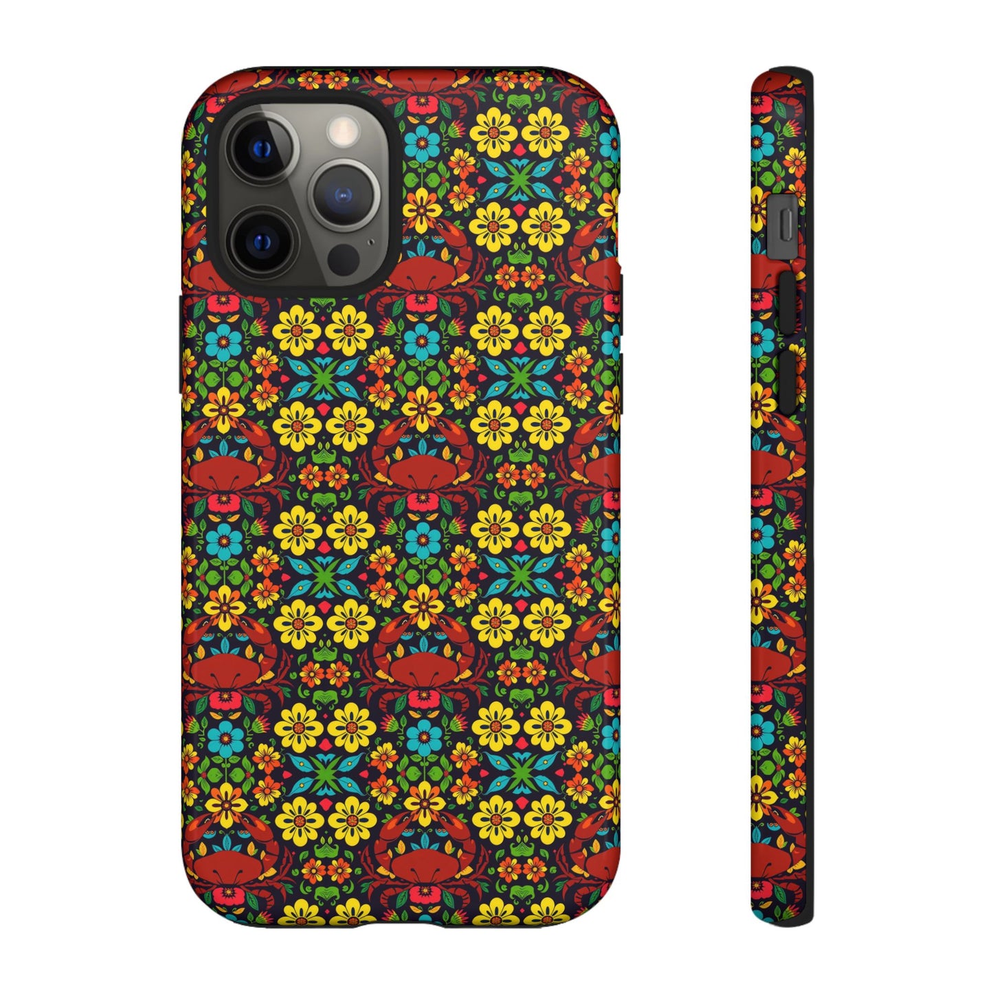 Tough Cases, Cancer, Zodiac v2, Flower Pattern