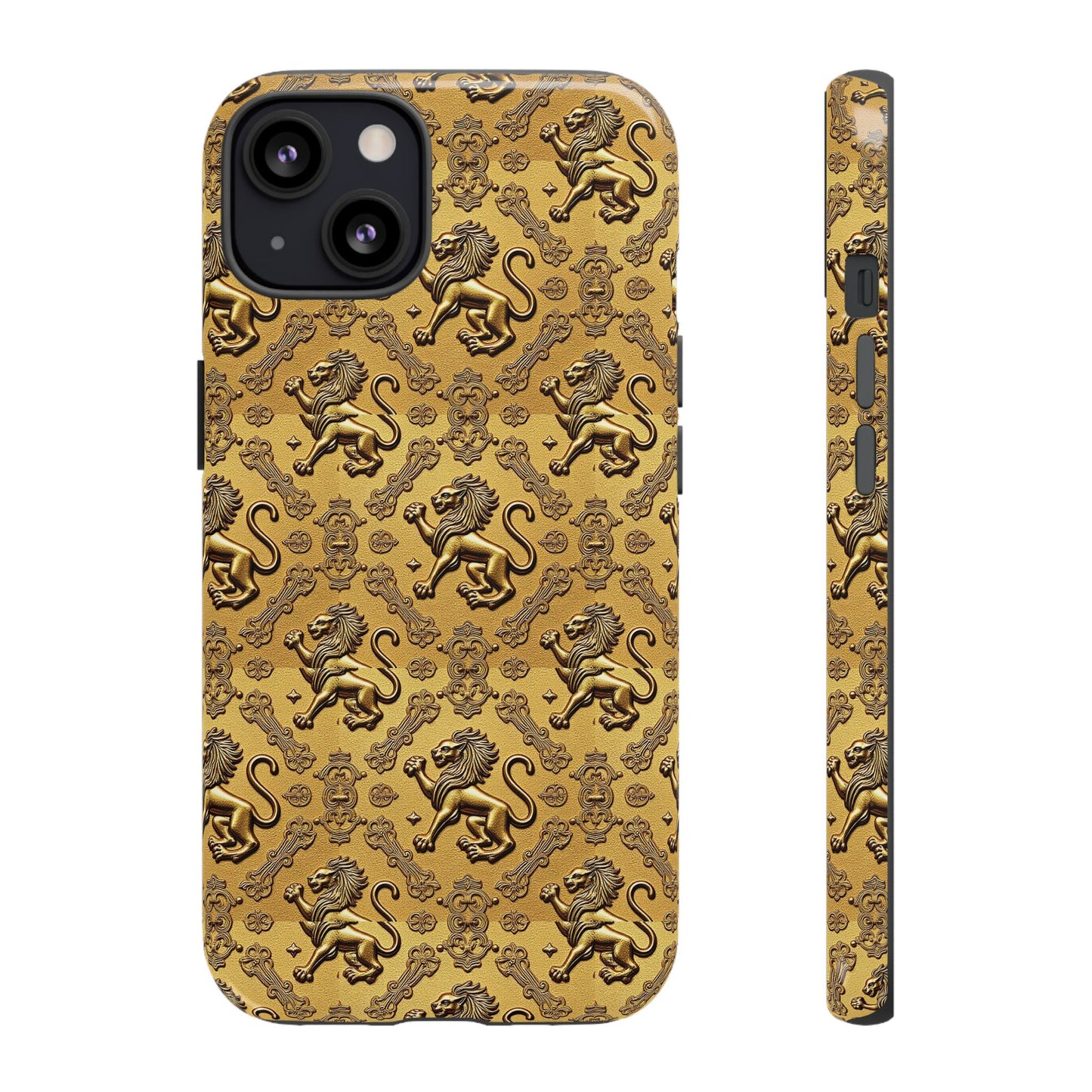 Tough Cases, Leo, Zodiac, Metal Pattern