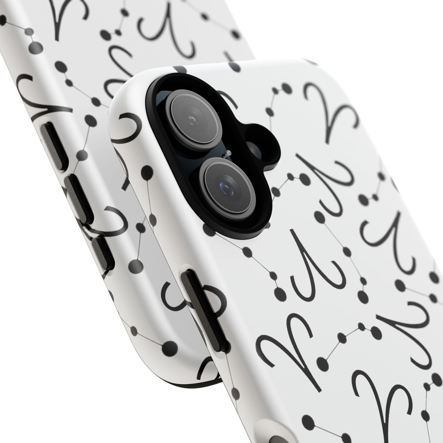 Tough Cases with the Aries Zodiac sign for iPhone, Samsung Galaxy, and Google Pixel devices