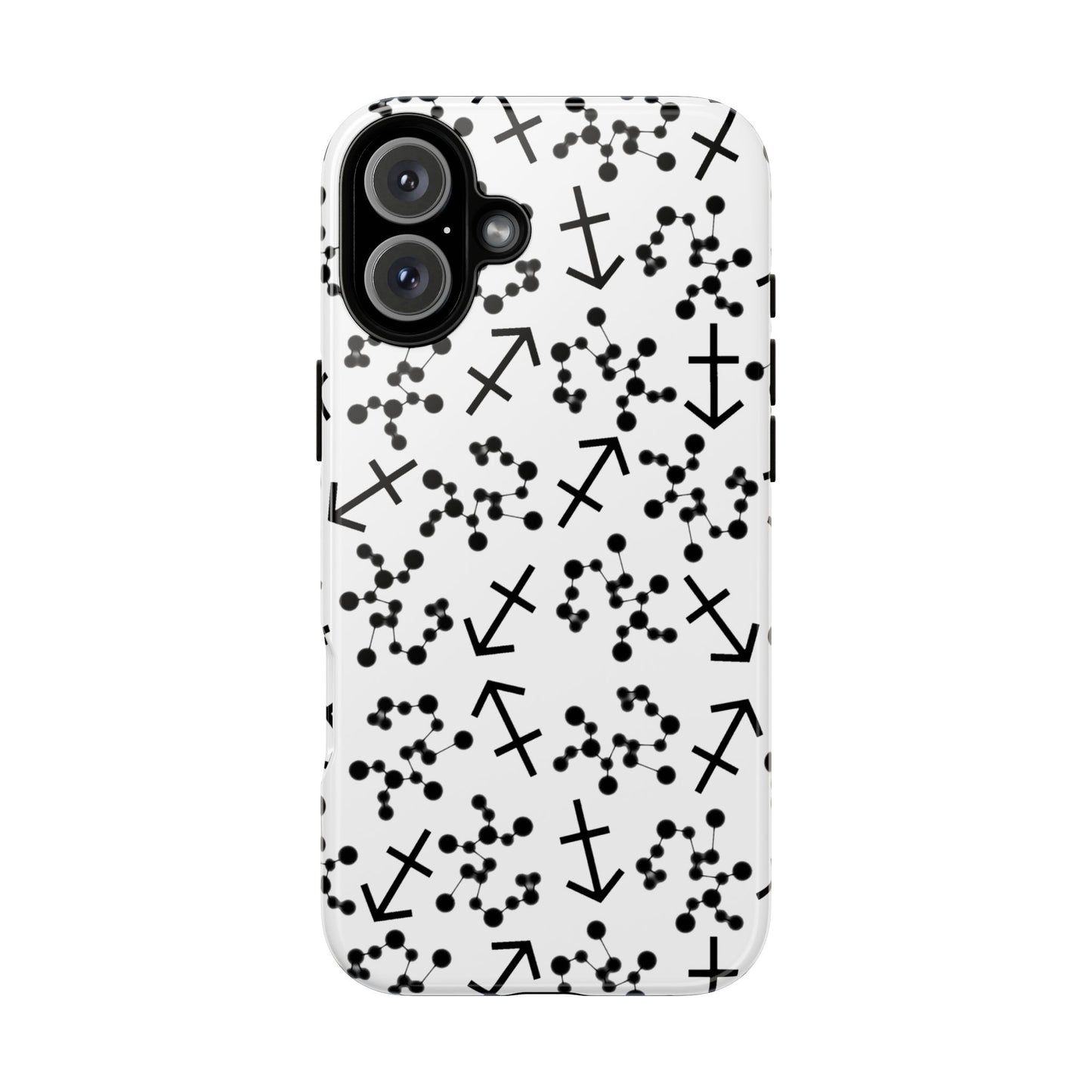 Tough Cases with the Sagittarius Zodiac sign for iPhone, Samsung Galaxy, and Google Pixel devices