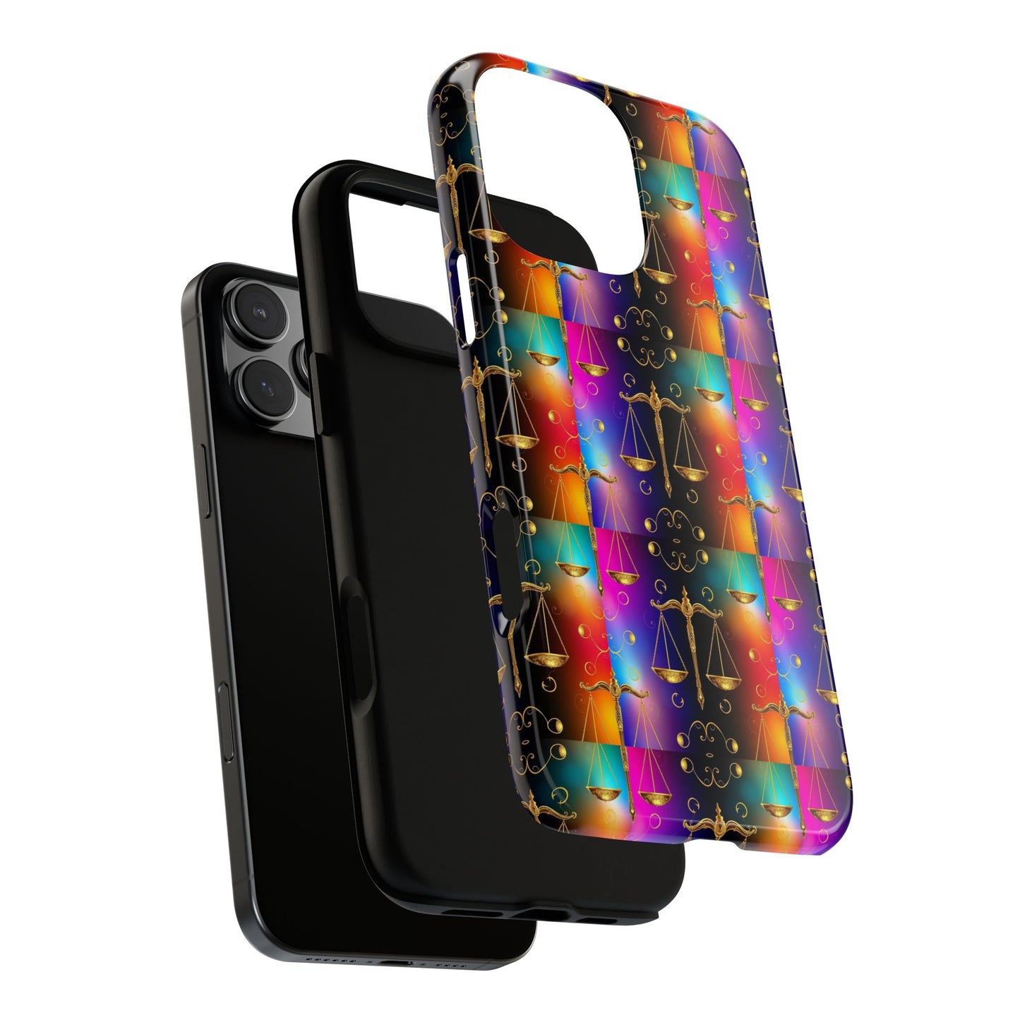 Tough Cases, Libra, Zodiac v1, Metal Pattern
