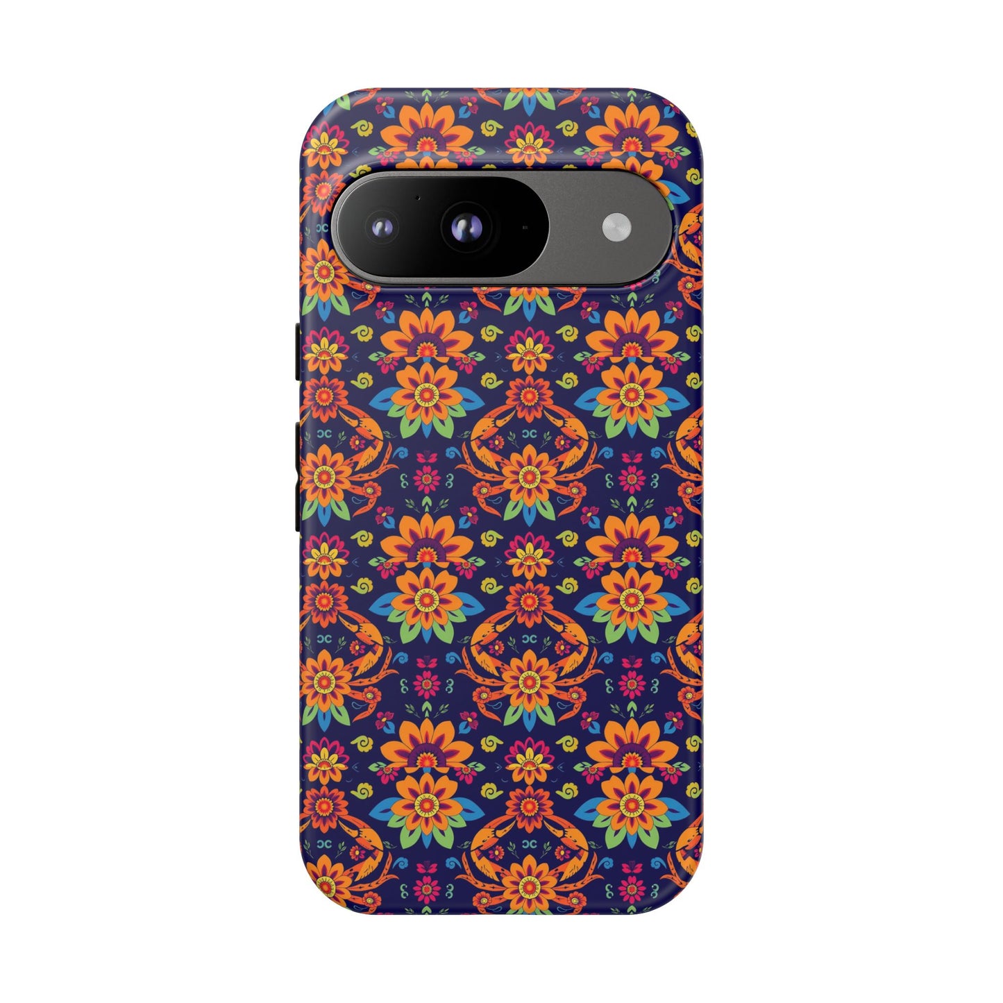 Tough Cases, Cancer, Zodiac, Flower Pattern