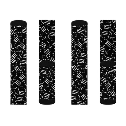 Zodiac Sublimation Socks Scorpio Zodiac sign