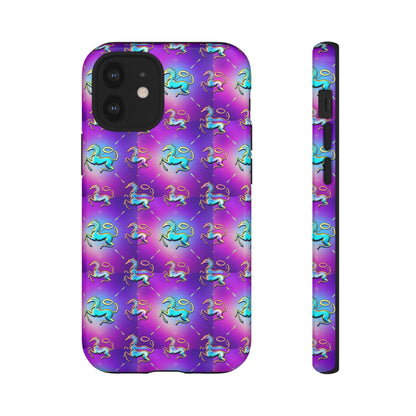 Tough Cases, Aquarius, Zodiac, Metal Pattern