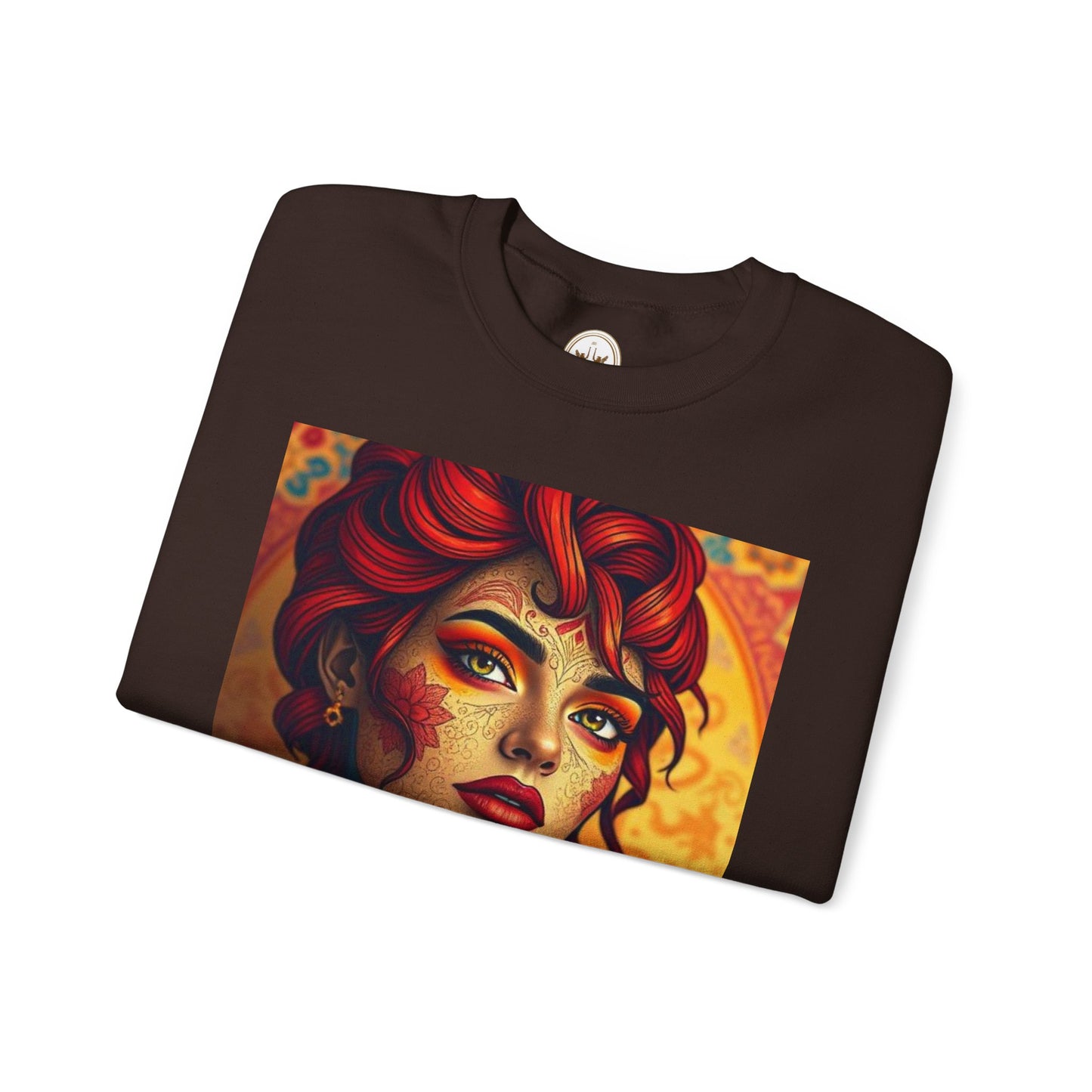Unisex Heavy Blend™ Crewneck Sweatshirt, Aquarius, Zodiac v2, Sexy Pattern