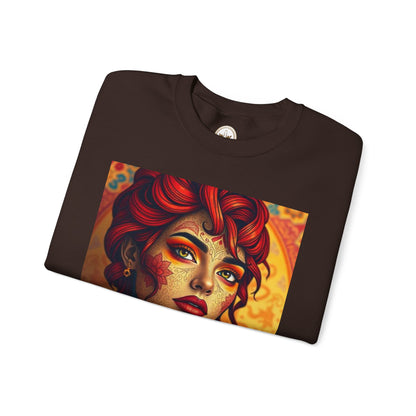 Unisex Heavy Blend™ Crewneck Sweatshirt, Aquarius, Zodiac v2, Sexy Pattern