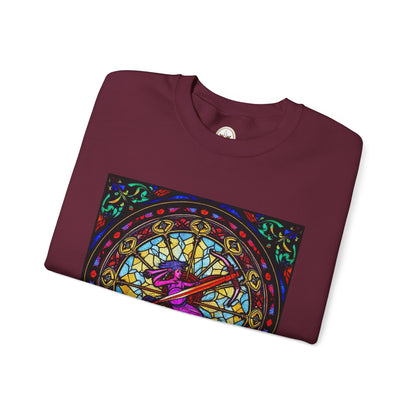 Unisex Heavy Blend™ Crewneck Sweatshirt, Glass 1, Sagittarius Zodiac Design