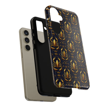Tough Cases, Scorpio, Zodiac, Metal Pattern