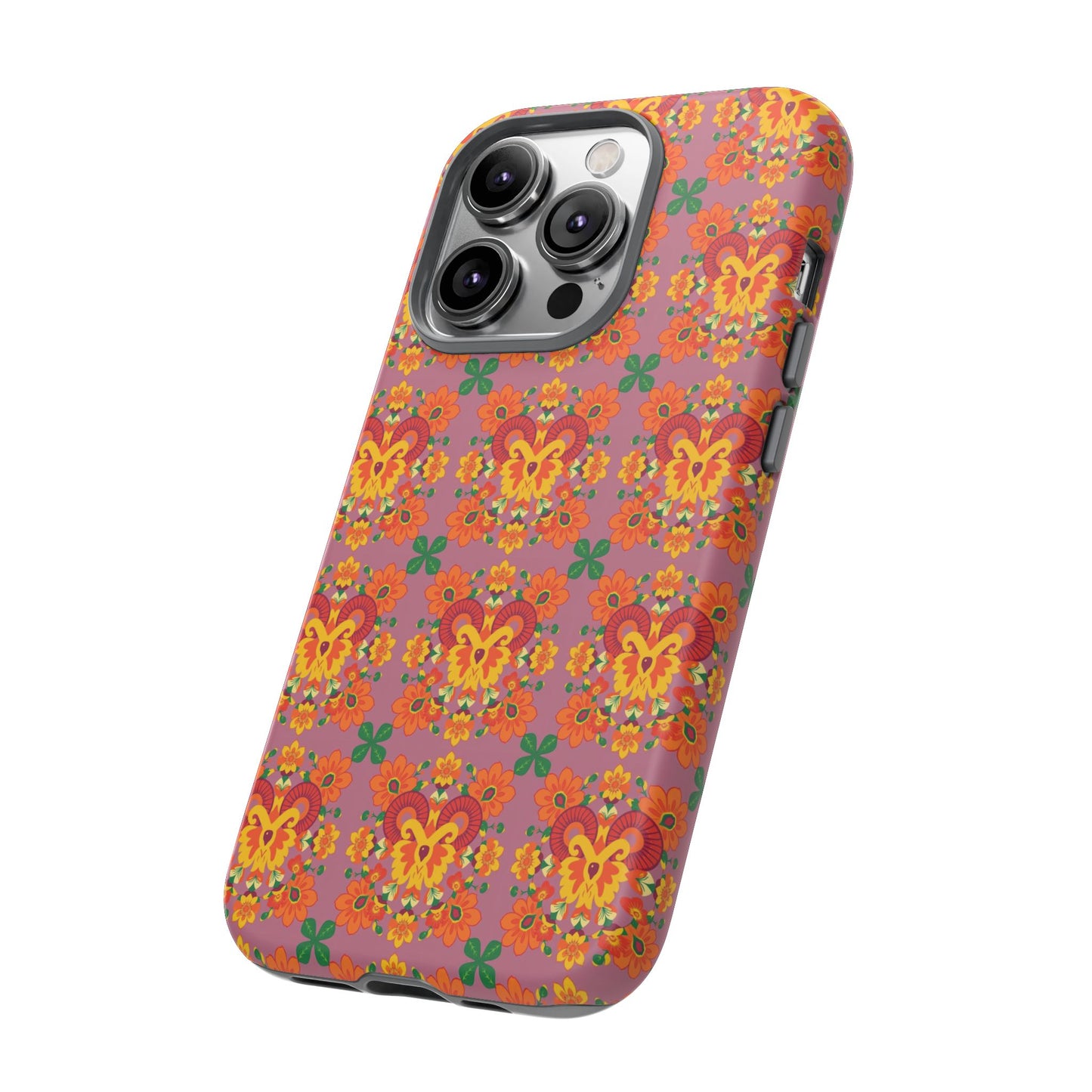 Tough Cases, Aries, Zodiac v1, Flower Pattern