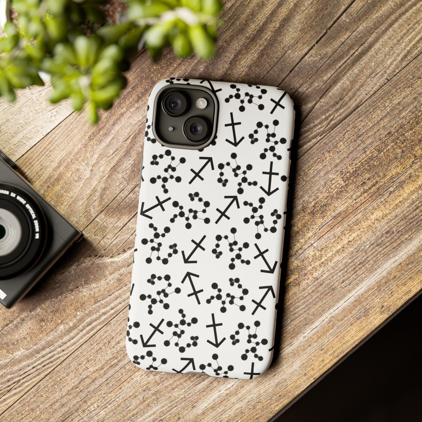 Tough Cases with the Sagittarius Zodiac sign for iPhone, Samsung Galaxy, and Google Pixel devices