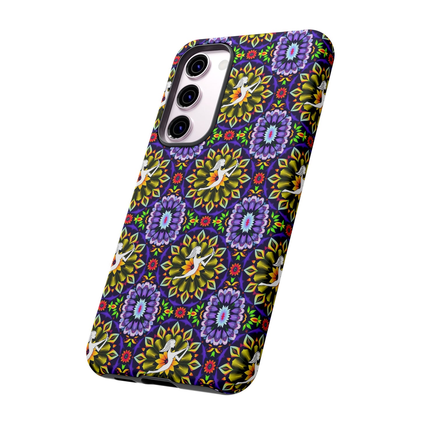 Tough Cases, Sagittarius, Zodiac v1, Flower Pattern