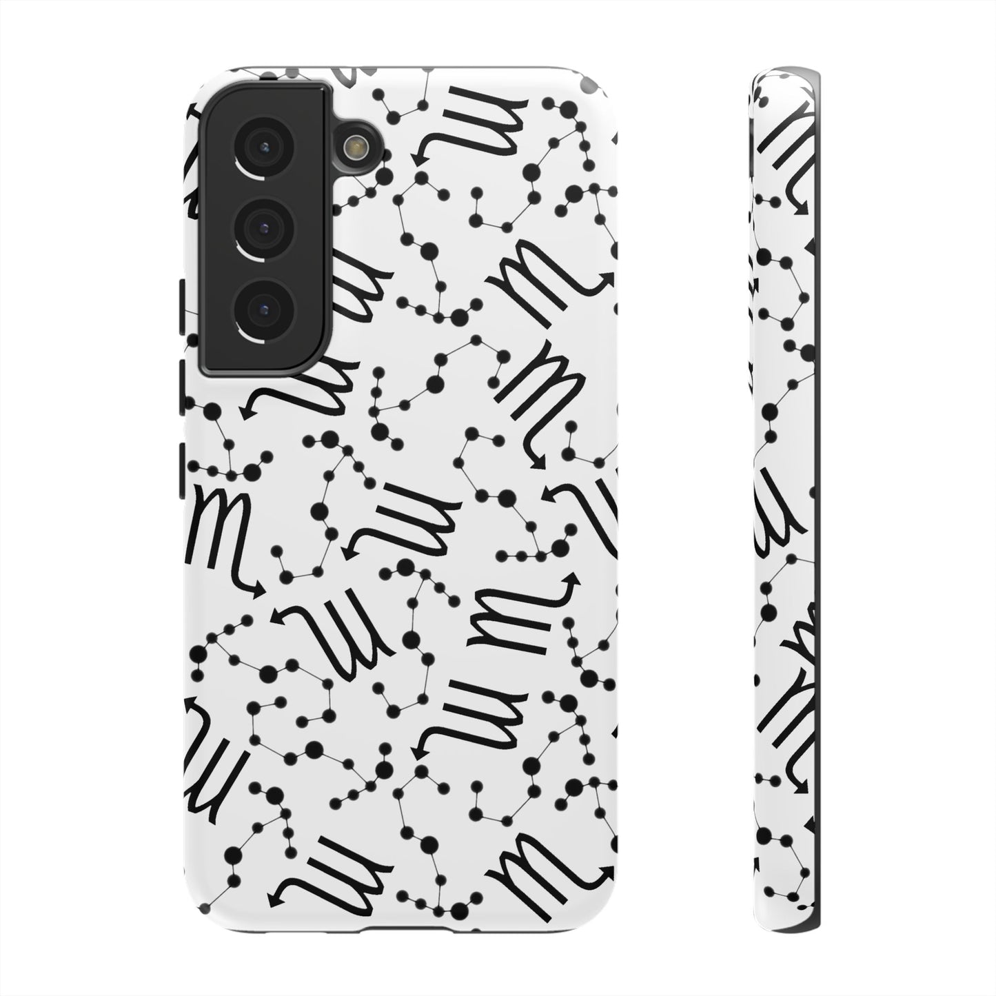 Tough Cases with the Scorpio Zodiac sign for iPhone, Samsung Galaxy, and Google Pixel devices