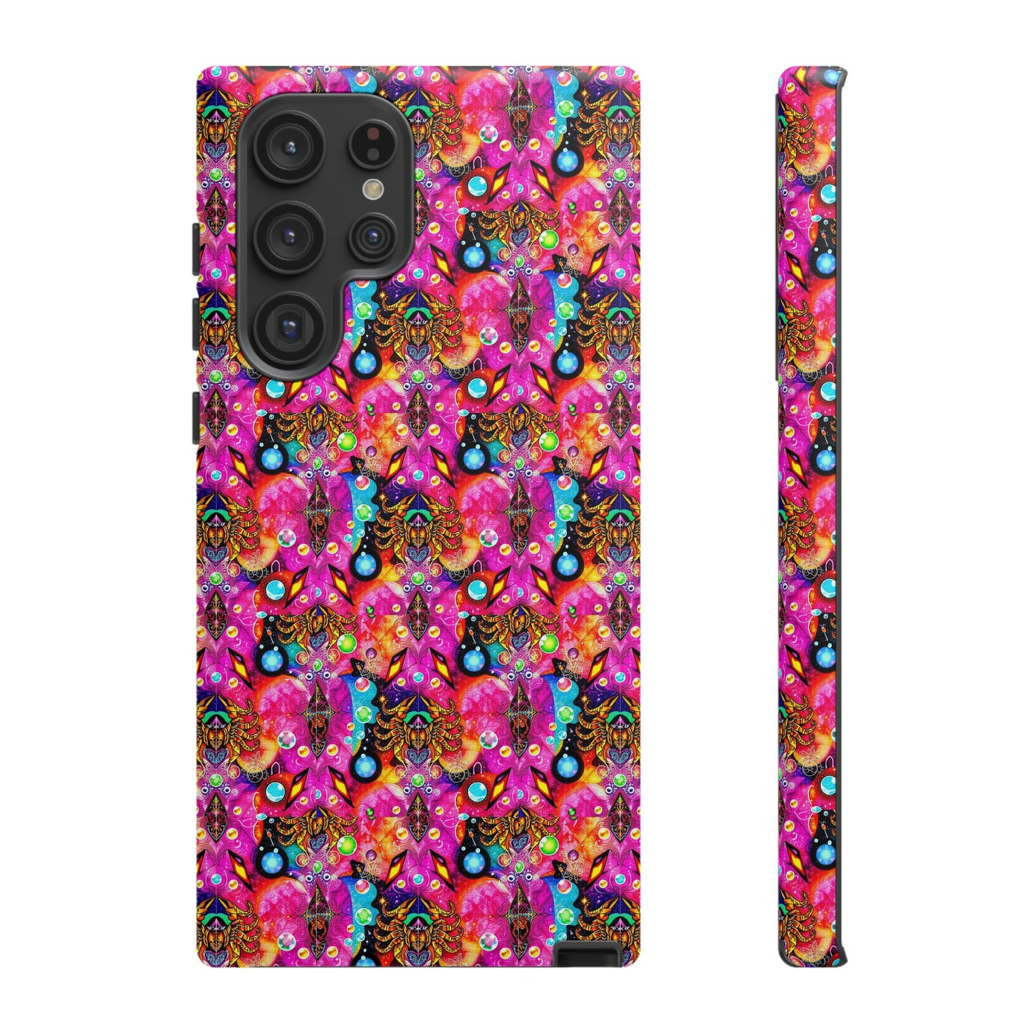 Tough Cases, Scorpio, Zodiac v1, Bubble Pattern