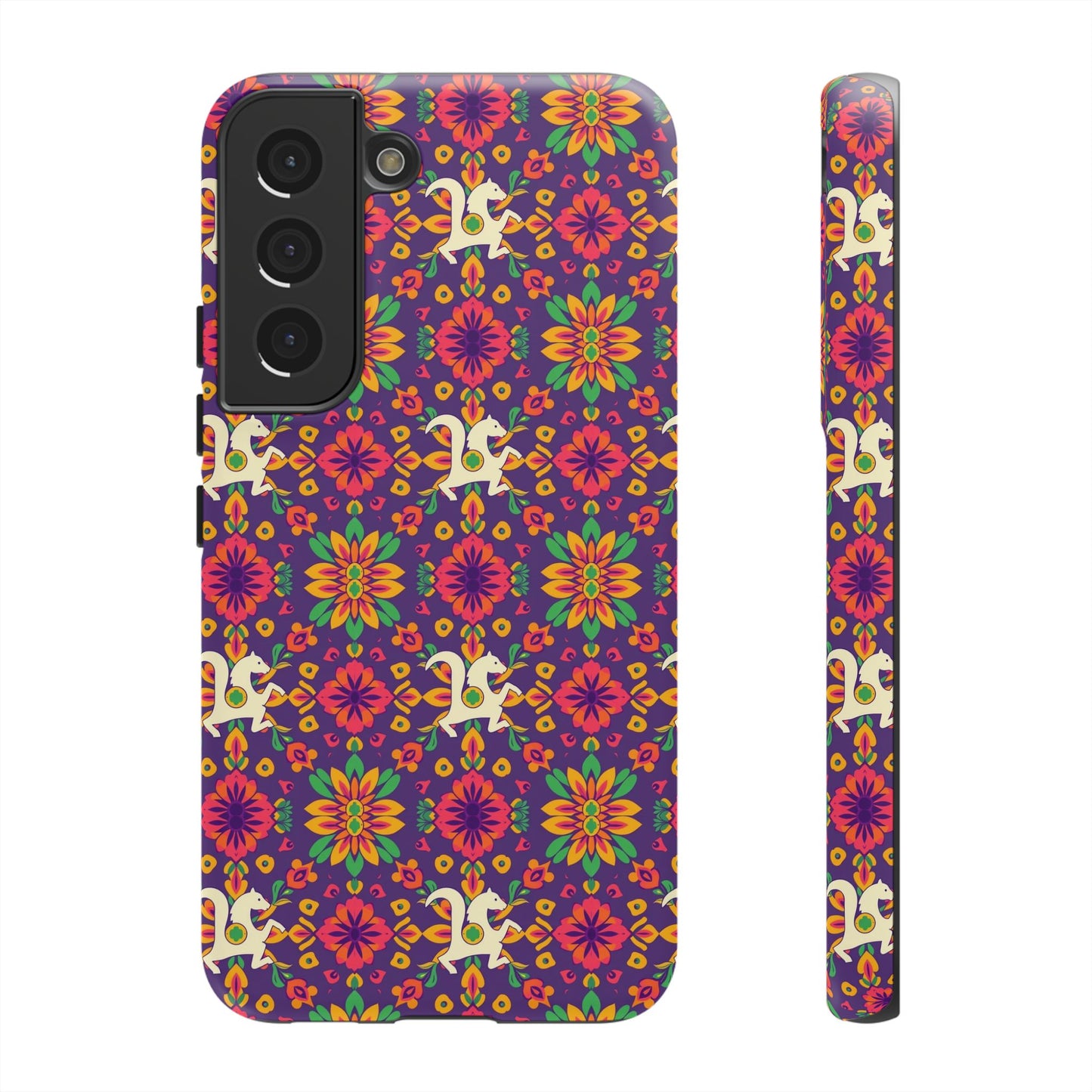 Tough Cases, Aquarius, Zodiac v1, Flower Pattern