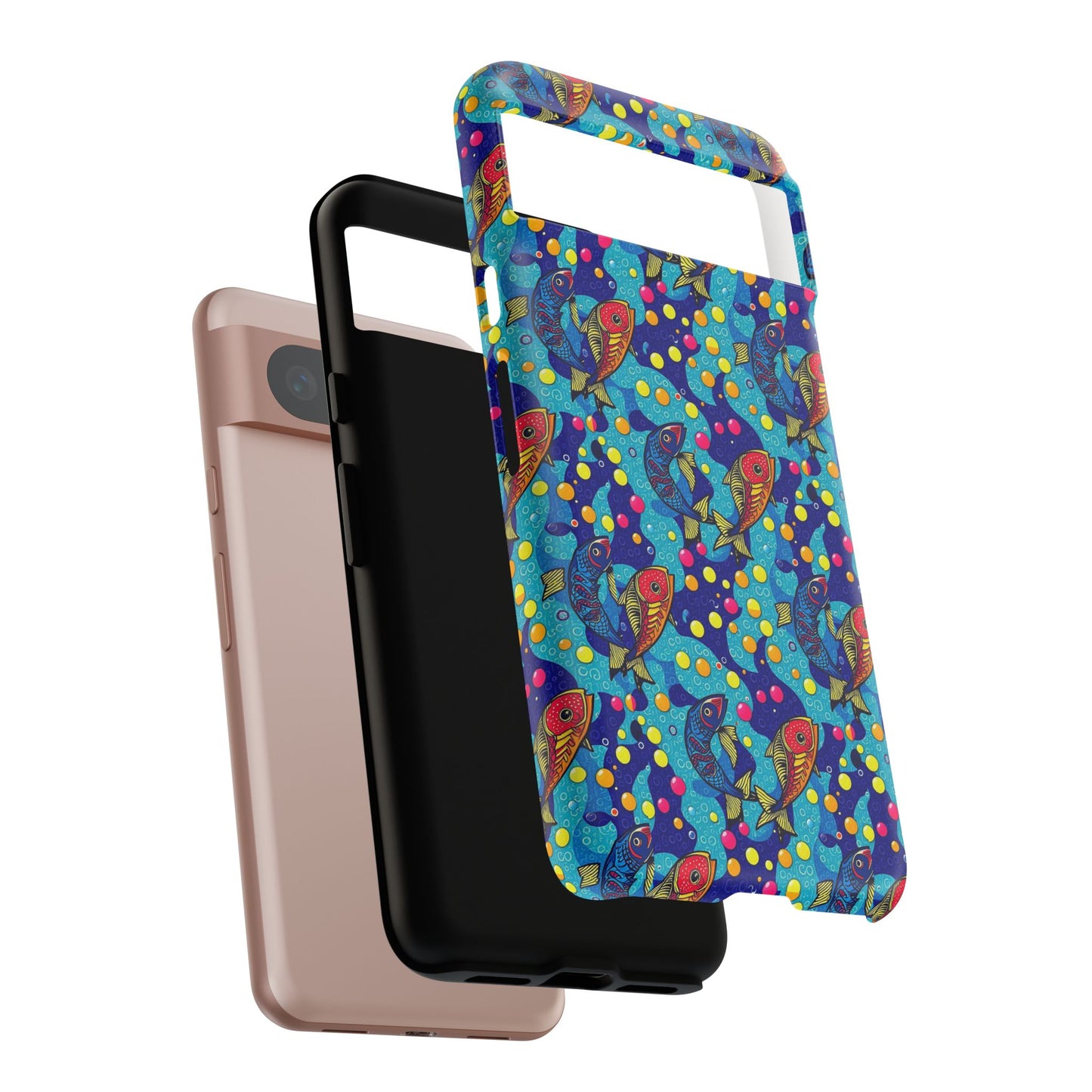 Tough Cases, Pisces, Zodiac v2, Bubble Pattern
