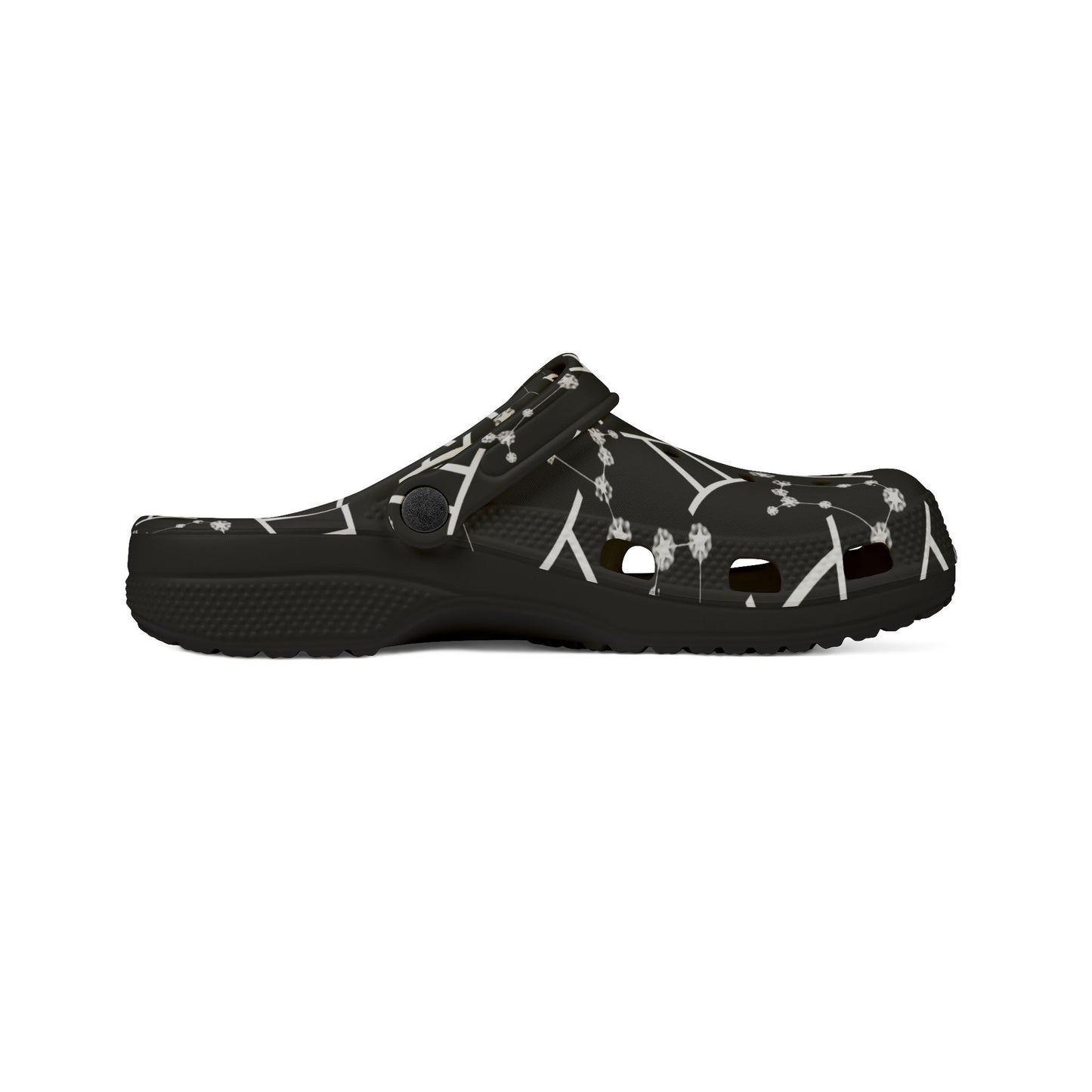 EVA Foam Rubber Shoes (AOP), Material 100% EVA, Gemini Zodiac Design