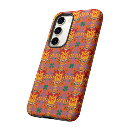 Tough Cases, Aries, Zodiac v1, Flower Pattern