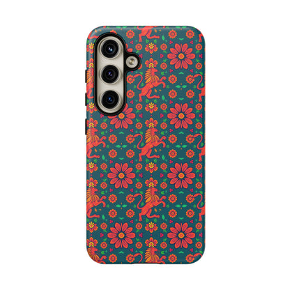 Tough Cases, Leo, Zodiac v2, Flower Pattern