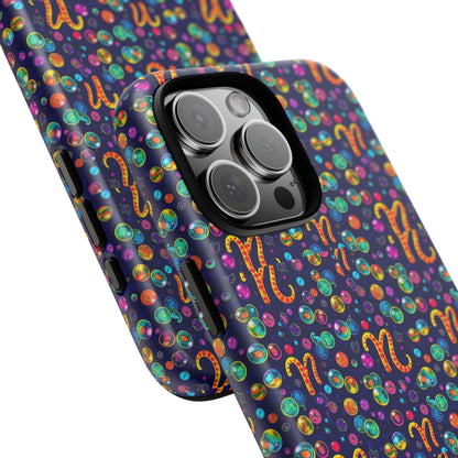 Tough Cases, Aquarius, Zodiac, Bubble Pattern