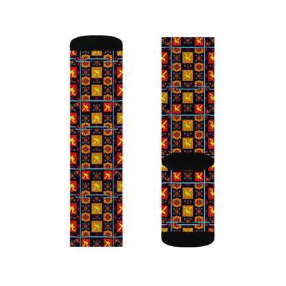 Sublimation Socks, Sagittarius, Zodiac, Shapes Pattern